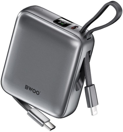 BWOO P73 Power Bank 10000mAh 22.5W with USB-C Port Black