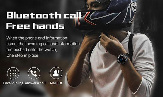 Naxius NXSBPG-66 Smartwatch with Heart Rate Monitor (Black) view 8