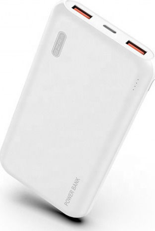 Ezra PB13 Power Bank 10000mAh with 2 USB-A Ports White