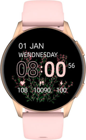 Kieslect L11 Pro 46mm Smartwatch with Heart Rate Monitor (Pink) view 4