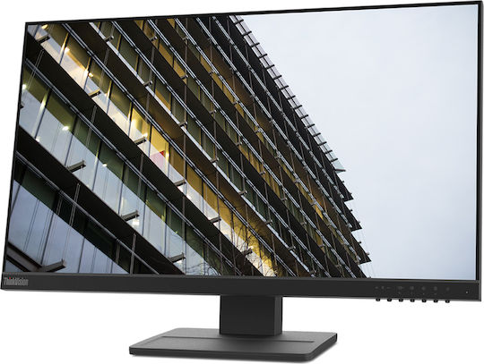 Lenovo ThinkVision E24-27 IPS Monitor 23.8" FHD 1920x1080 with Response Time 4ms GTG vue 3