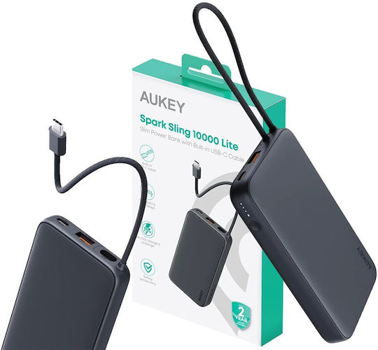 Aukey PB-Y53P Power Bank 10000mAh 22.5W with USB-A Port and USB-C Port Power Delivery