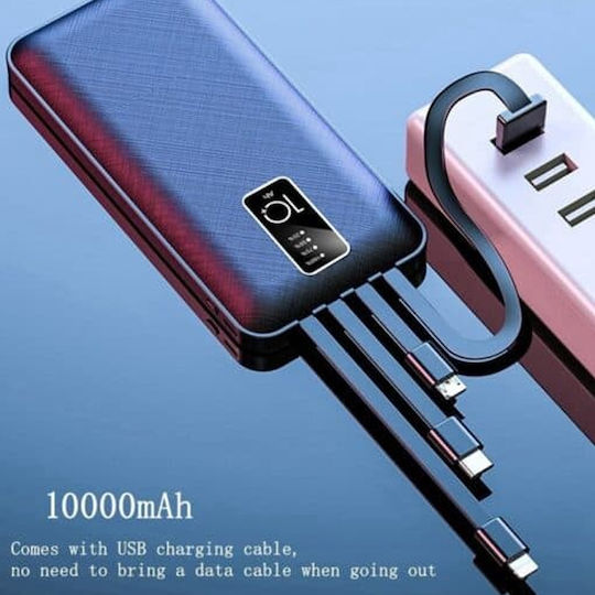 Treqa TR-931 Power Bank 10000mAh with USB-A Port Black view 3