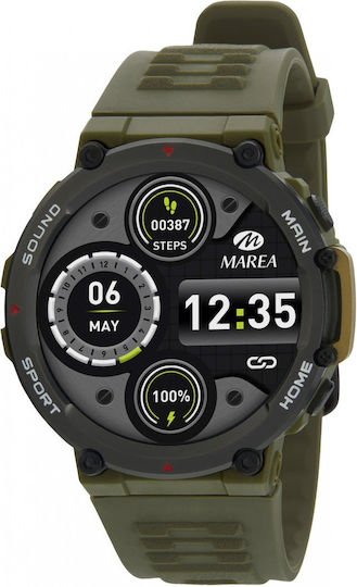 Marea B60004/2 Smartwatch with Heart Rate Monitor (Green) view 1