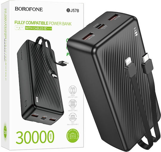Borofone BJ57B Power Bank 30000mAh 22.5W Black