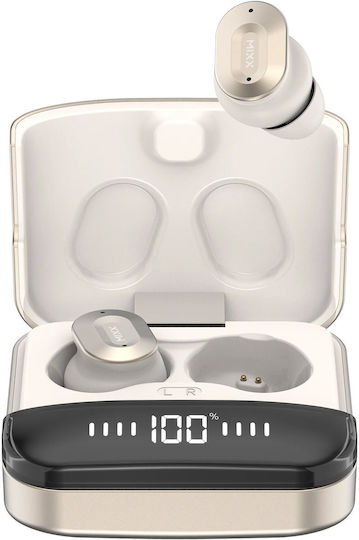 Mixx Streambuds Ultra Dots Bluetooth Handsfree Earphones Gold view 1
