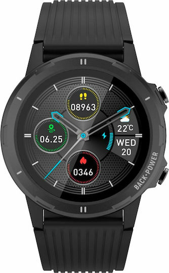 Denver SW-351 Smartwatch with Heart Rate Monitor (Black) view 2