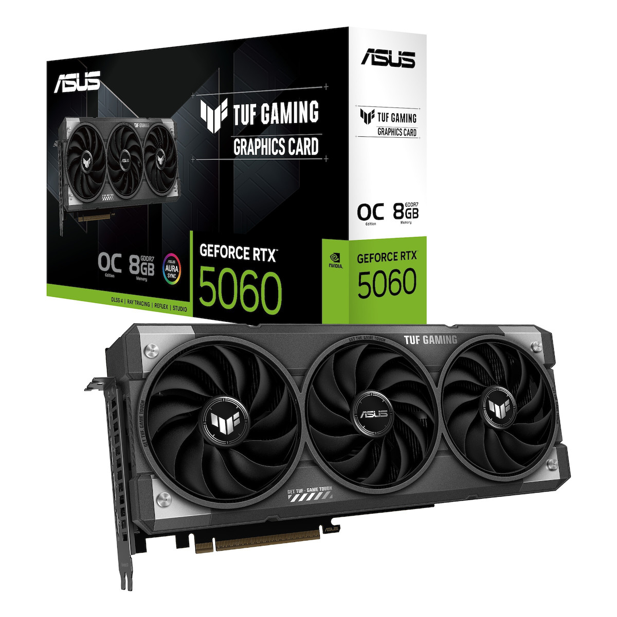 Asus GeForce RTX 5060 8GB GDDR7 TUF Gaming OC Edition Graphics Card 90YV0N00-M0NA00 view 1