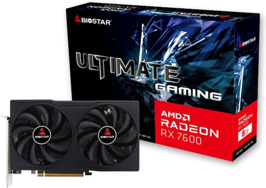 Biostar Radeon RX 7600 8GB GDDR6 Ultimate Gaming Graphics Card view 1