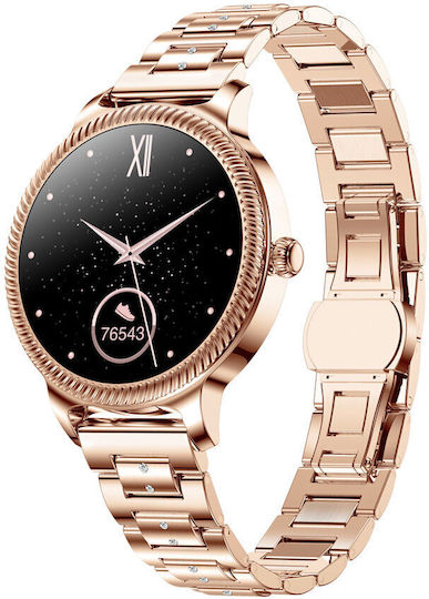 Lemfo AK38 Smartwatch with Heart Rate Monitor (Gold)