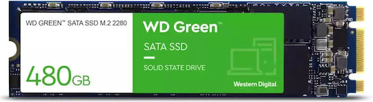Western Digital Green SSD 480GB M.2 Type with SATA III Connection WDS480G3G0B view 2