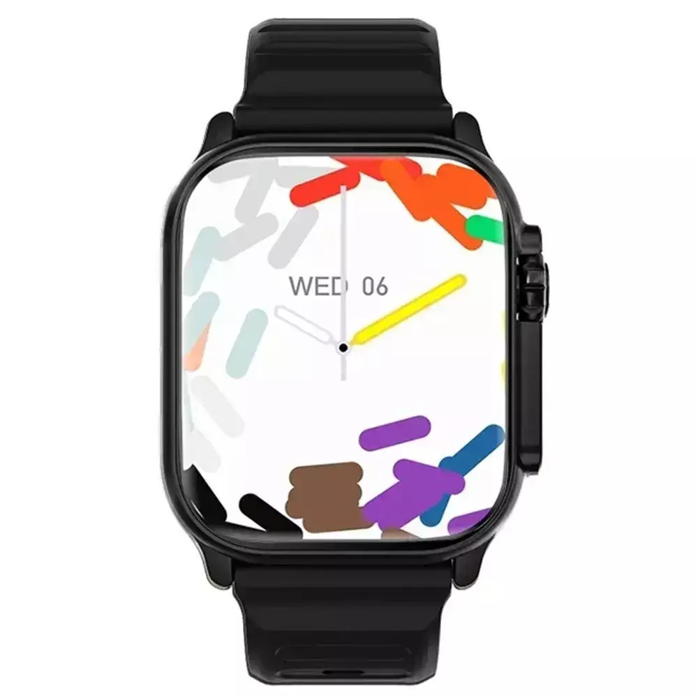 T900 UItra 49mm Smartwatch with Heart Rate Monitor (Black) view 2