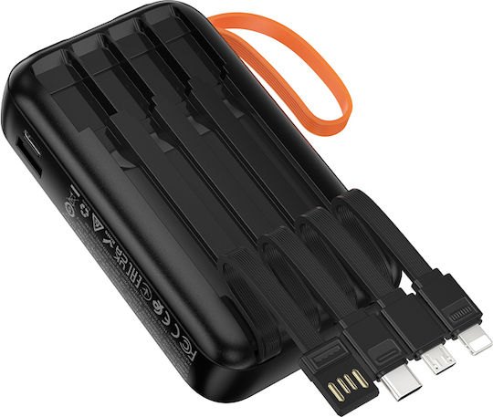 Hoco J151 Spirit Power Bank 10000mAh Black view 4