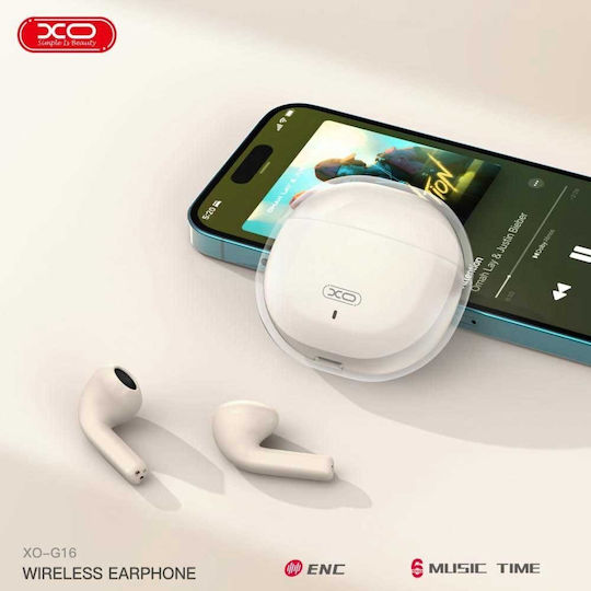 XO G16 Earbud Bluetooth Handsfree Earphones with Charging Case Blue view 6