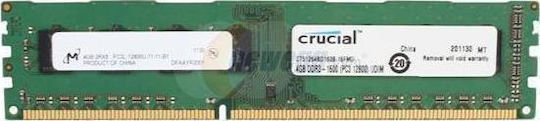 Crucial DDR3 with Module 1x4GB and Speed 1600 for Desktop CT51264BD160B view 2