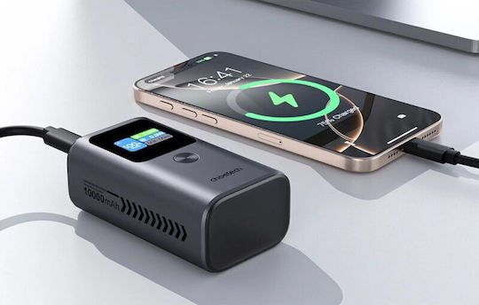 Choetech B701 Power Bank 10000mAh 30W with USB-A Port and 2 USB-C Ports Gray view 4