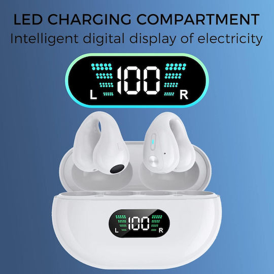 Vichema Tech In-ear Bluetooth Handsfree Earphones with Sweat Resistance and Charging Case White view 4