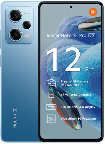 Xiaomi Redmi Note 12 Pro 5G Dual SIM (6GB/128GB) Frosted Blue view 6