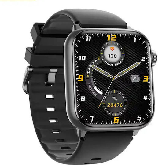 Awei H26 Smartwatch with Heart Rate Monitor (Black) vista 2
