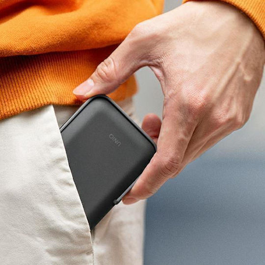 Uniq Hoveo Power Bank 5000mAh 20W Power Delivery Grey/Charcoal Gray view 3