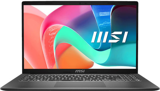 MSI Modern 15 F13MG-296XRO 15.6" FHD (i5-1334U/8GB/512GB SSD/No OS) Platinum Gray (US Keyboard) view 1