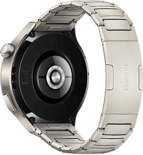 Huawei Watch 4 Pro Stainless Steel 48mm Waterproof with eSIM and Heart Rate Monitor (Titanium) view 4
