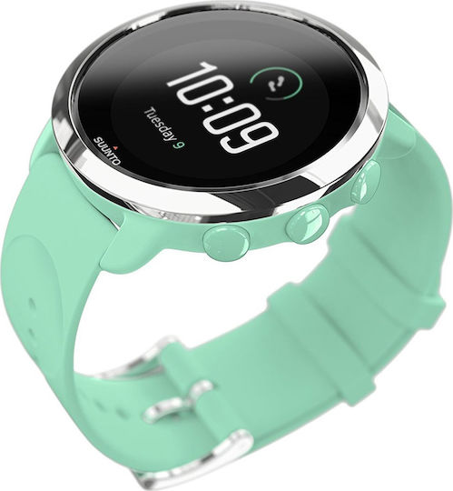 Suunto 3 Fitness Stainless Steel 43mm Waterproof Smartwatch with Heart Rate Monitor (Ocean) view 5