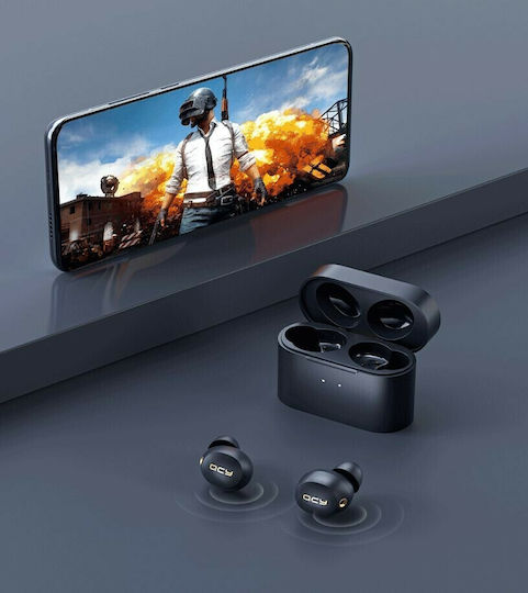 QCY HT01 In-ear Bluetooth Handsfree Earphones with Charging Case Black view 6