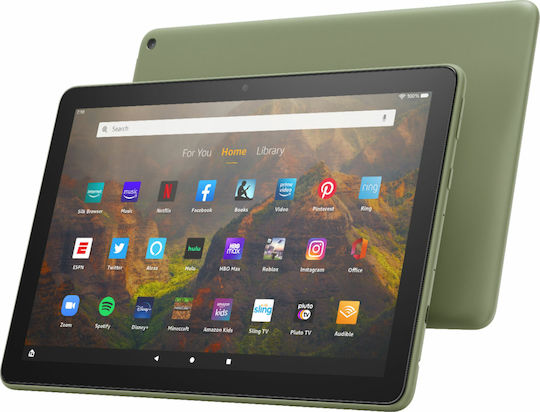 Amazon Fire HD 10 (2021) (English language only) 10.1" Tablet (3GB/32GB) Olive view 2