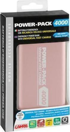 Lampa Power Pack 4000mAh with 2 USB-A Ports Gold view 3