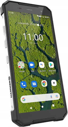Hammer Explorer Plus Eco Dual SIM (4GB/64GB) Resistant Smartphone Black / Silver view 5