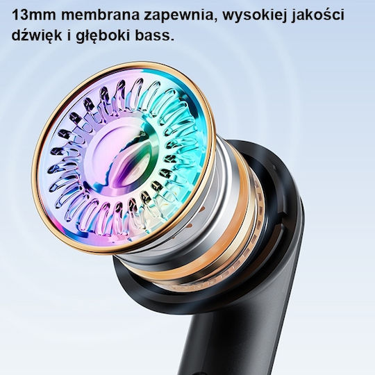 Awei T66 In-ear Bluetooth Handsfree Earphones with Sweat Resistance and Charging Case Black vue 5