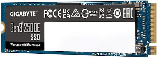 Gigabyte Gen3 2500E SSD 1TB M.2 Type with PCI Express 3.0 Connection G325E1TB view 3
