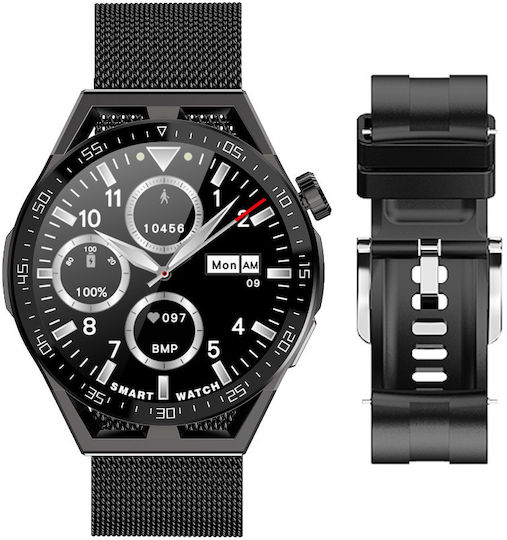 AGBarr Battery Watch with Rubber Strap view 1