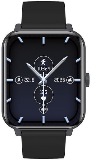 MyPhone Classic 2 Smartwatch with Heart Rate Monitor (Black) view 2