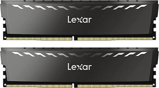 Lexar Thor DDR4 16GB RAM with 2x8GB Modules and Speed 3200 for Desktop LD4BU008G-R3200GDXG