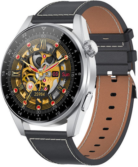 AGBarr Battery Watch with Leather Strap view 4
