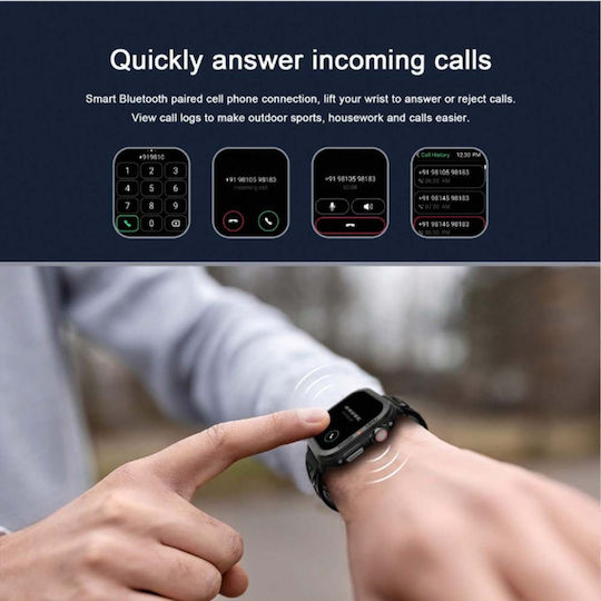 BlackView W30 Waterproof Smartwatch with Heart Rate Monitor (Beige) vue 4