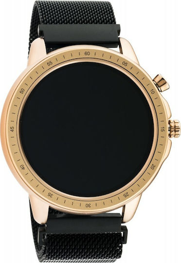 Oozoo Q00308 45mm Smartwatch with Heart Rate Monitor (Rose Gold) vue 3