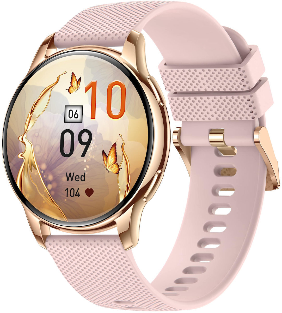 Luna Smartwatch with Heart Rate Monitor Erme Gold