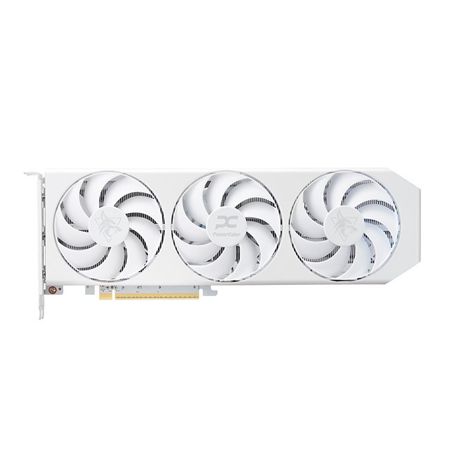 PowerColor Radeon RX 9060 XT 16GB GDDR6 Spectral White OC Graphics Card RX9060XT 16G-L/OC/WHITE view 2