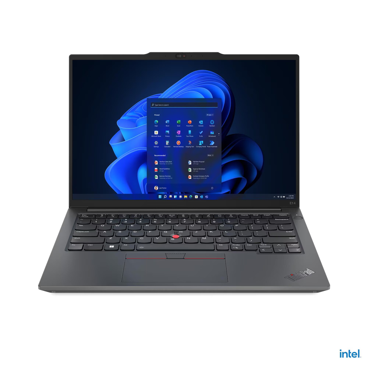 Lenovo ThinkPad E14 Gen 5 (Intel) 14" IPS FHD+ (i5-1335U/8GB/256GB SSD/W11 Pro) Graphite Black (UK Keyboard) view 3