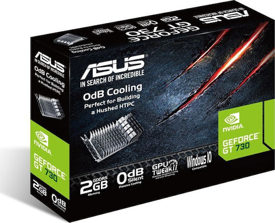 Asus GeForce GT 730 2GB GDDR5 Silent with Brackets Graphics Card view 5