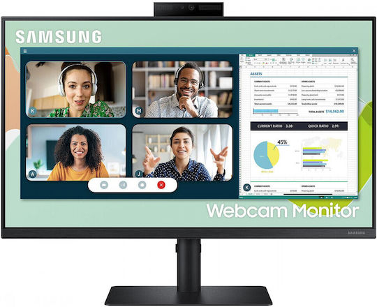 Samsung LS24A400VEUXEN IPS Monitor 24" FHD 1920x1080 with Response Time 5ms GTG