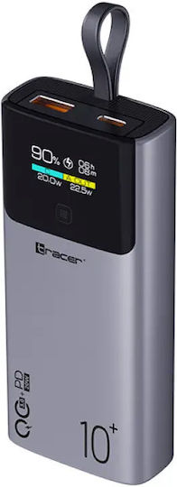 Tracer Comet Power Bank 10000mAh 22.5W with USB-A Port and USB-C Port Black view 1