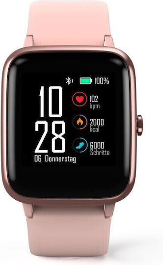 HAMA Fit Watch 5910 Stainless Steel with Heart Rate Monitor (Rose) view 4