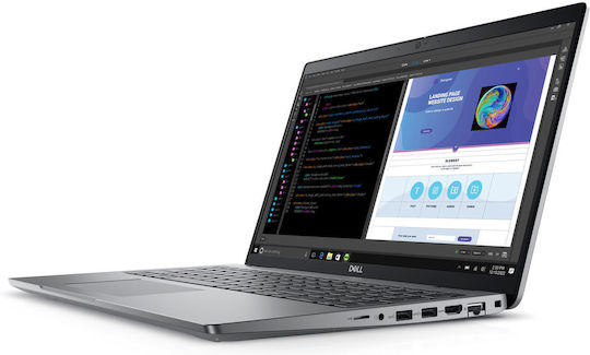 Dell Precision 3580 15.6" IPS FHD (i7-1360P/64GB/512GB SSD/RTX A500/W11 Pro) Grey (FR Keyboard) view 3