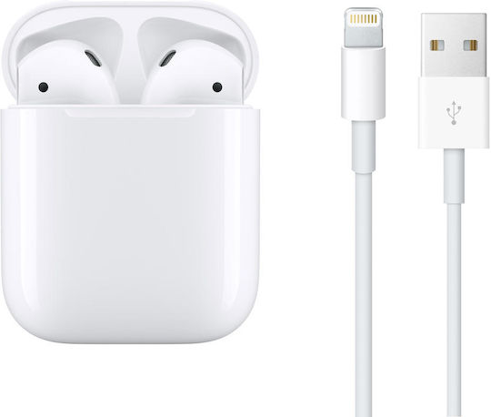 Apple AirPods (2nd generation) Earbud Bluetooth Handsfree Earphones with Charging Case White view 6