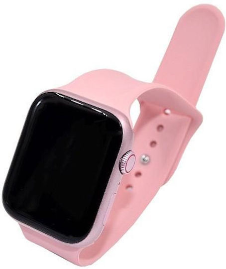 Borofone BD6 Smartwatch with Heart Rate Monitor (Pink) vista 2