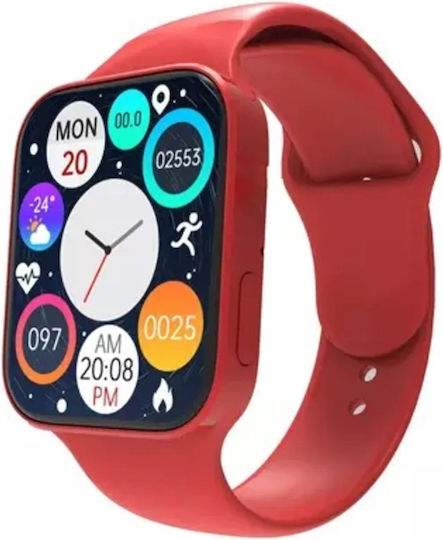 T500 Plus Smartwatch with Heart Rate Monitor (Red) Ansicht 2